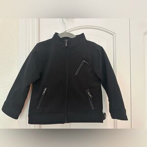Black kids fall jacket. Probably only worn once or twice. Excellent condition.